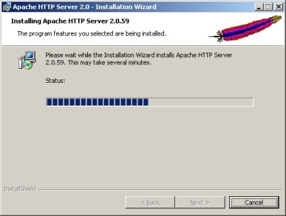 apache インストール