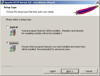 apache インストール