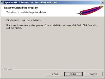 apache インストール