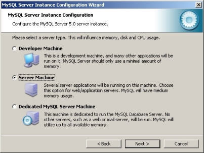 MySQLのインストール