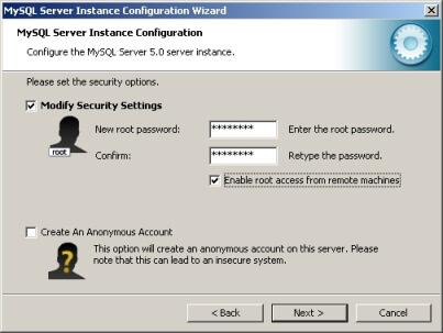 MySQLのインストール