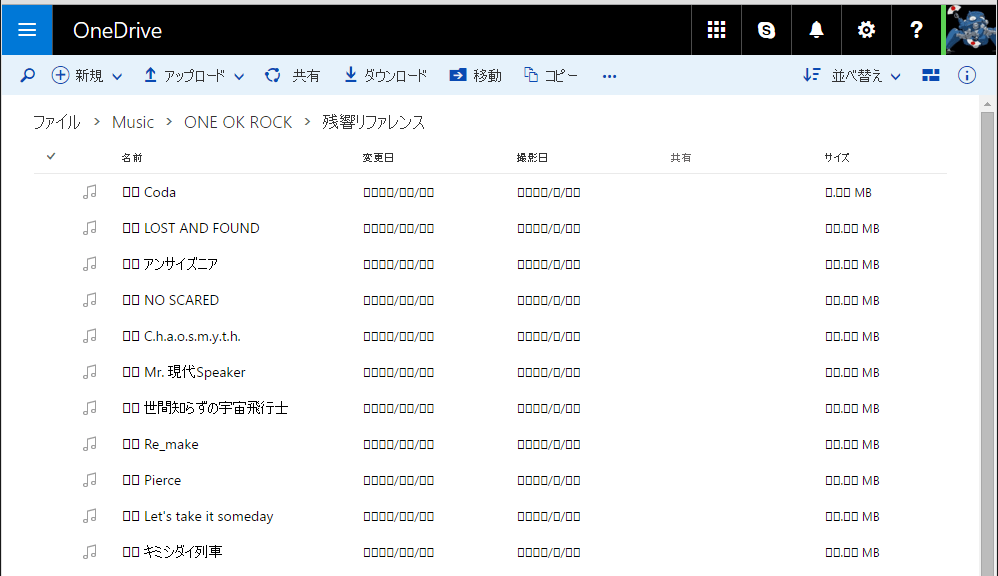 数字が□に置き換わっている。
