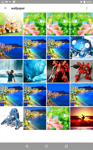 GalleryVaultで写真を隠す操作手順、画像が非表示になったか確認する